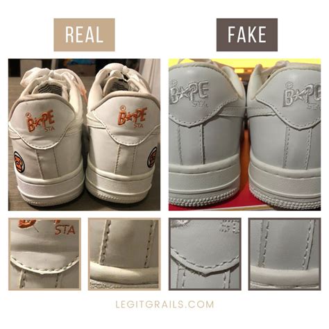 how to tell if bapes are fake shoes|bapesta shoes original.